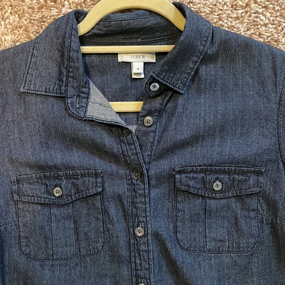 J crew denim button down - Picture 6 of 6